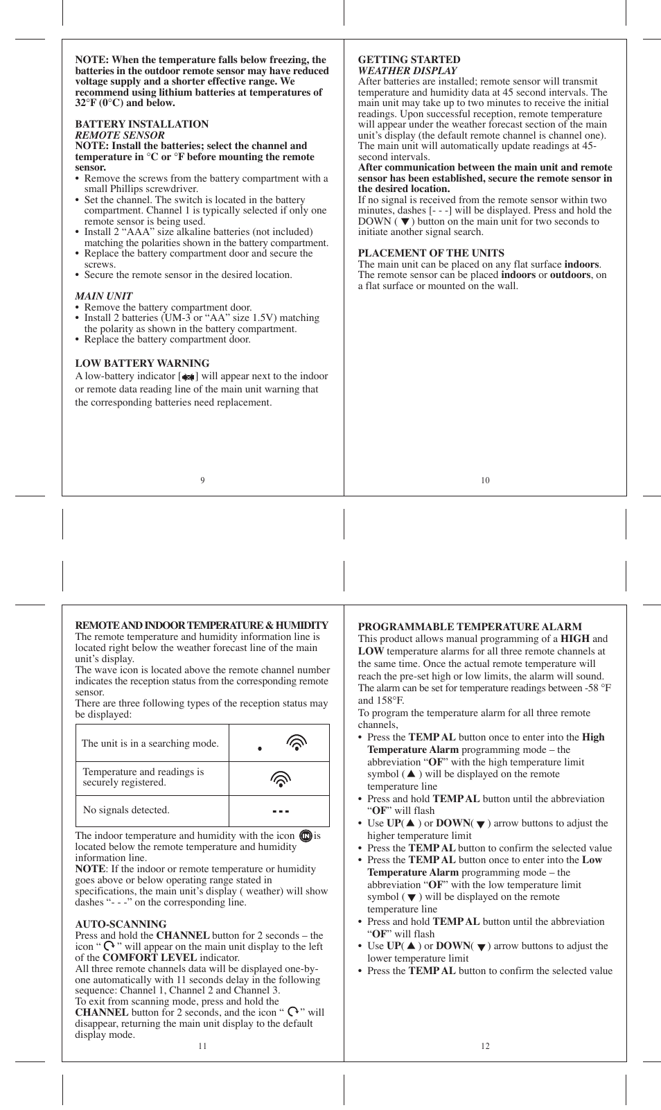 Honeywell TE532ELW User Manual | Page 3 / 6