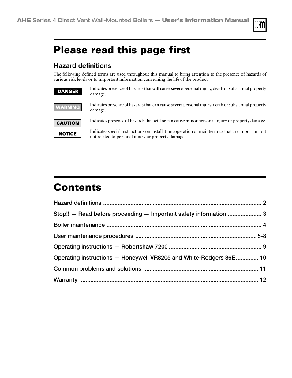 Honeywell Series 4 User Manual | Page 2 / 12