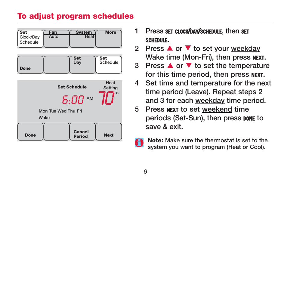 Honeywell FOCUSPRO TH6320R User Manual | Page 11 / 64