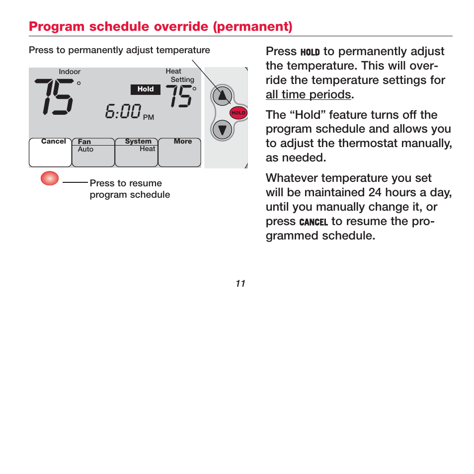 Honeywell FOCUSPRO TH6320R User Manual | Page 13 / 64