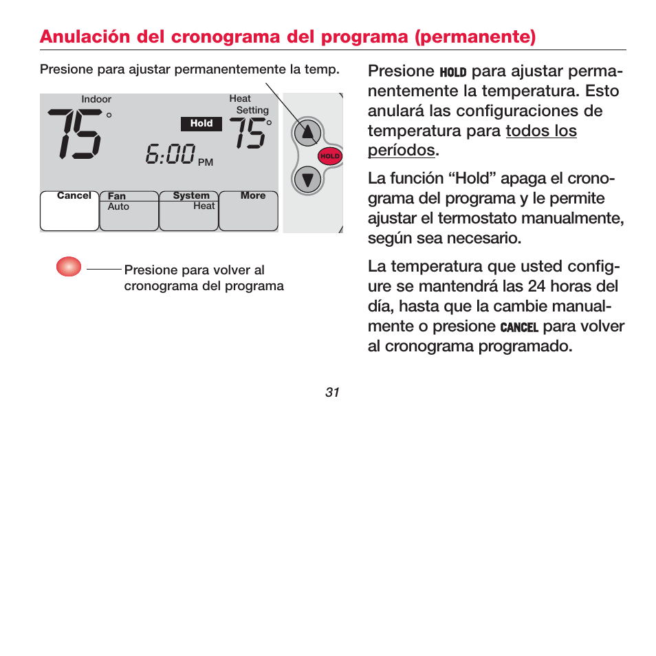 Honeywell FOCUSPRO TH6320R User Manual | Page 33 / 64