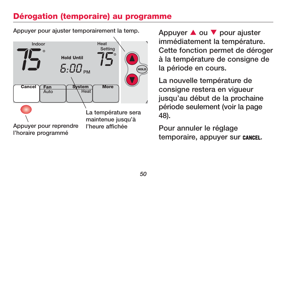 Honeywell FOCUSPRO TH6320R User Manual | Page 52 / 64