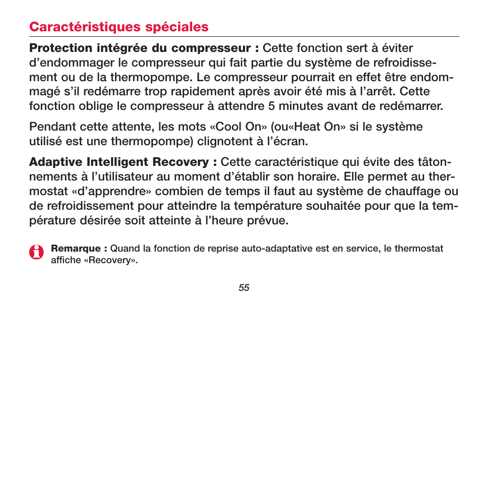 Honeywell FOCUSPRO TH6320R User Manual | Page 57 / 64