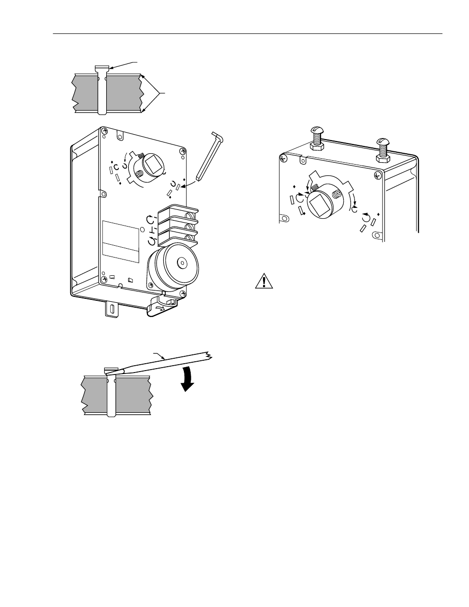 Minimum position setscrew, Fig. 6, Fig. 7) | Caution | Honeywell ML6131 User Manual | Page 5 / 8