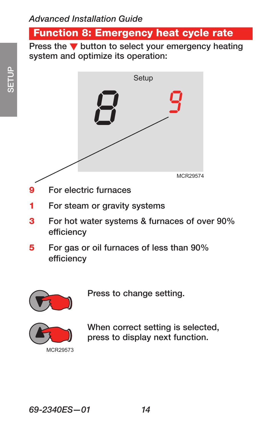 Honeywell RTH 3100C User Manual | Page 16 / 48
