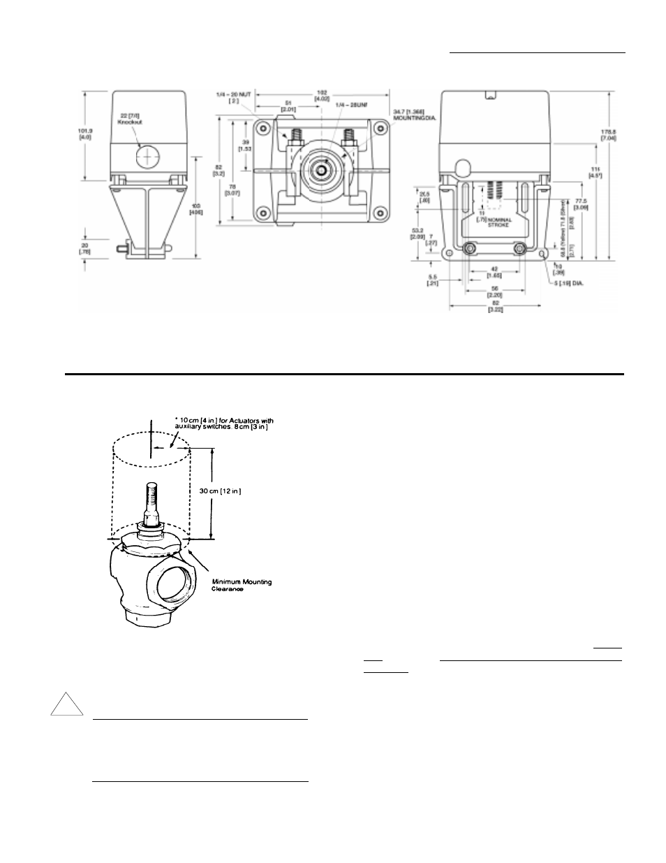 Installation, Caution | Honeywell ML6874 User Manual | Page 3 / 6