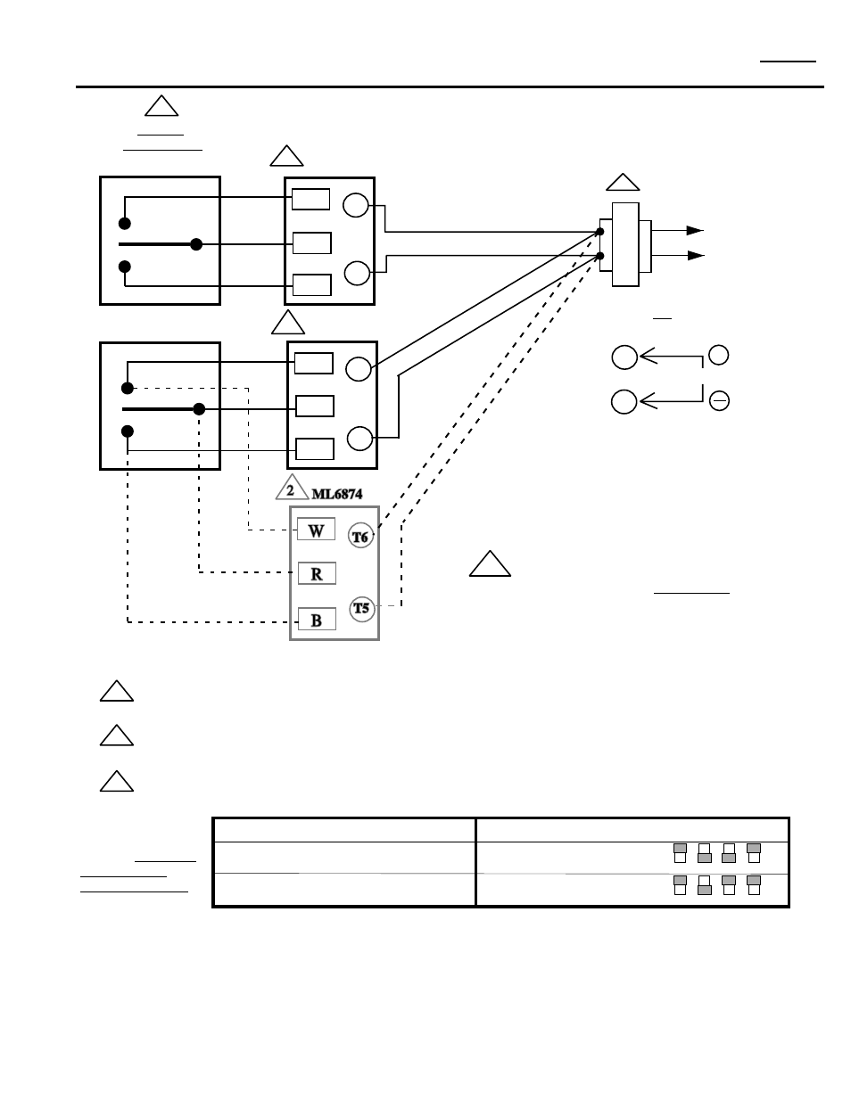 Caution | Honeywell ML6874 User Manual | Page 5 / 6