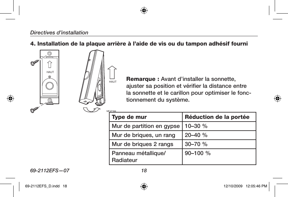 Honeywell RCWL210A User Manual | Page 20 / 44