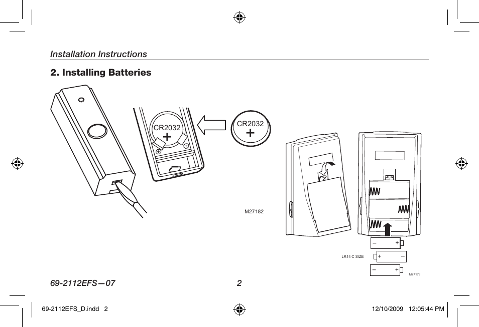 Honeywell RCWL210A User Manual | Page 4 / 44