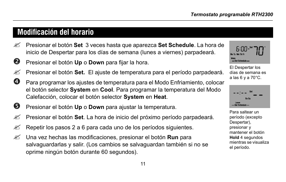 Honeywell RTH2300 User Manual | Page 35 / 44