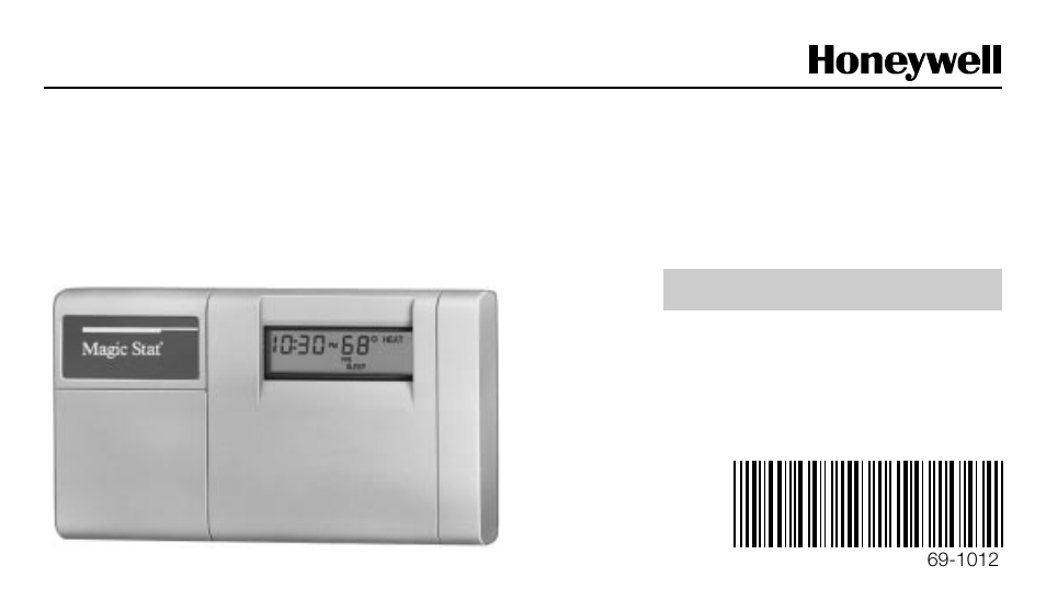 Honeywell MAGICSTAT 3355 User Manual | 40 pages