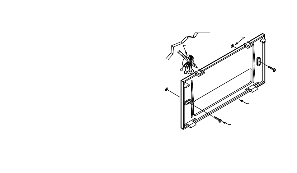 Step 7: mount thermostat mounting plate | Honeywell MAGICSTAT 3355 User Manual | Page 21 / 40