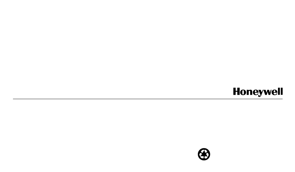 Honeywell MAGICSTAT 3355 User Manual | Page 40 / 40