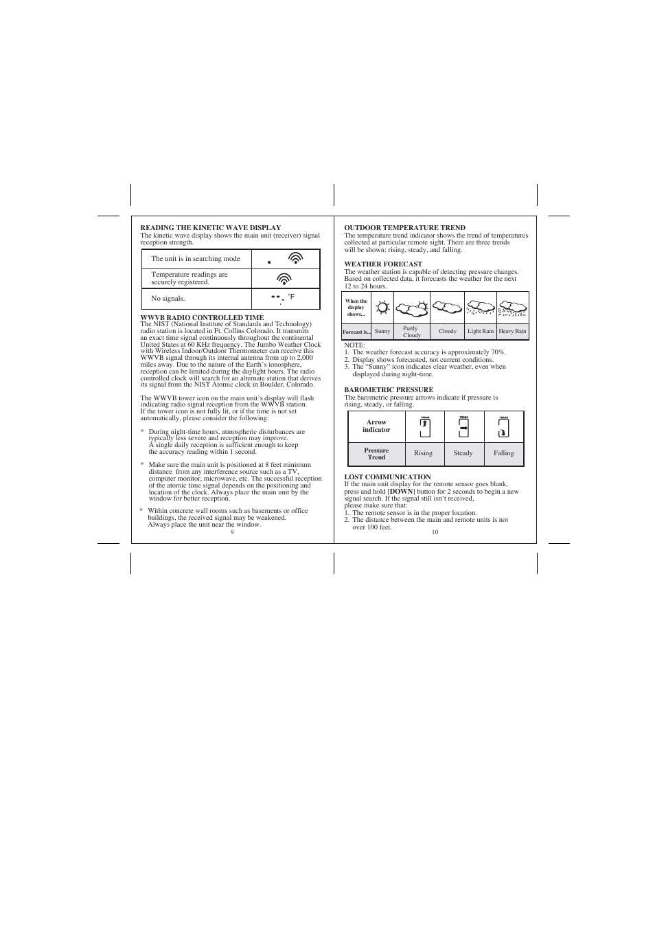 Honeywell RCW33W User Manual | Page 6 / 9