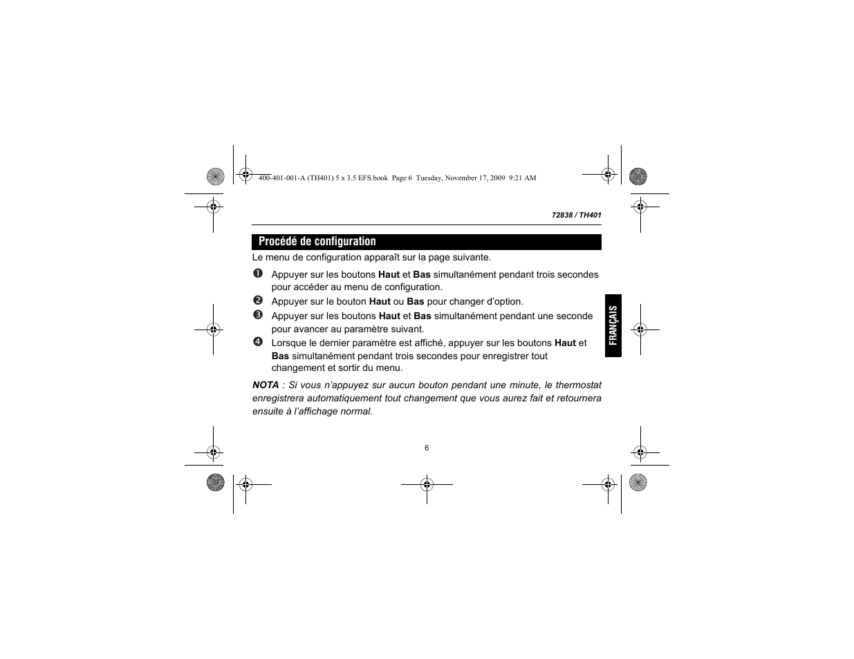 Honeywell 72838 User Manual | Page 21 / 40