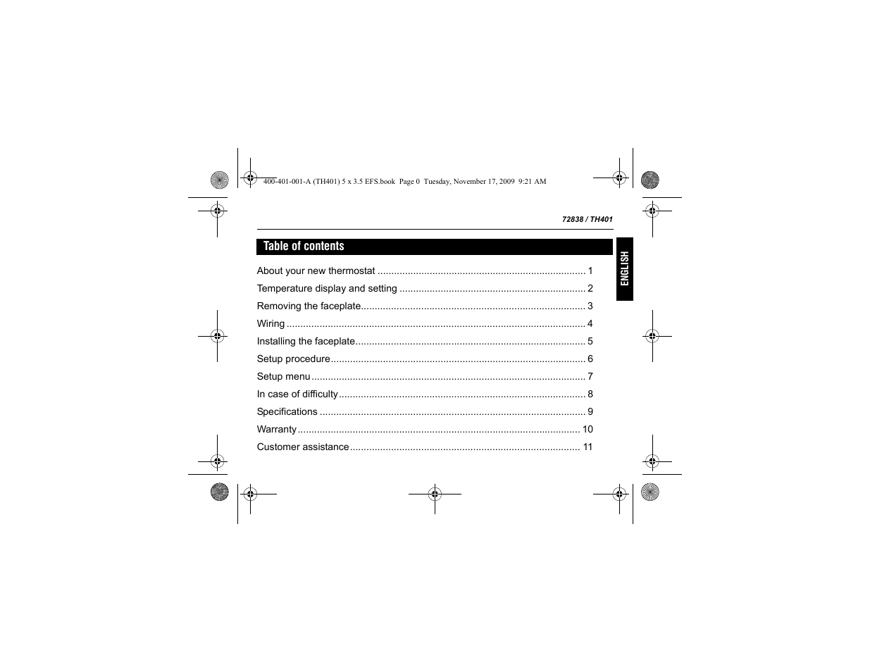 Honeywell 72838 User Manual | Page 3 / 40