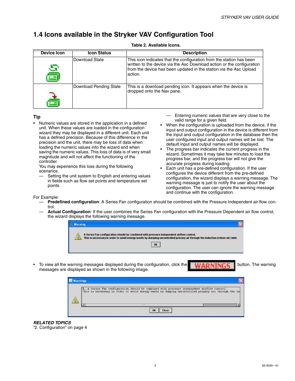 Honeywell Stryker VAV 62-2030-01 User Manual | Page 3 / 28
