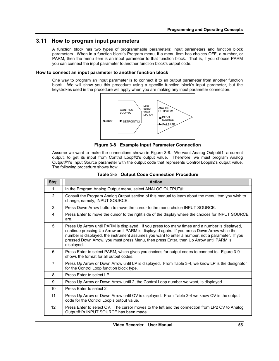 11 how to program input parameters | Honeywell VRX180 User Manual | Page 69 / 294