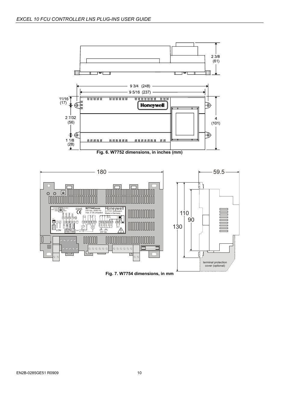 Excel 10 fcu controller lns plug-ins user guide, Honeywell | Honeywell EXCEL 10 W7752D User Manual | Page 12 / 68
