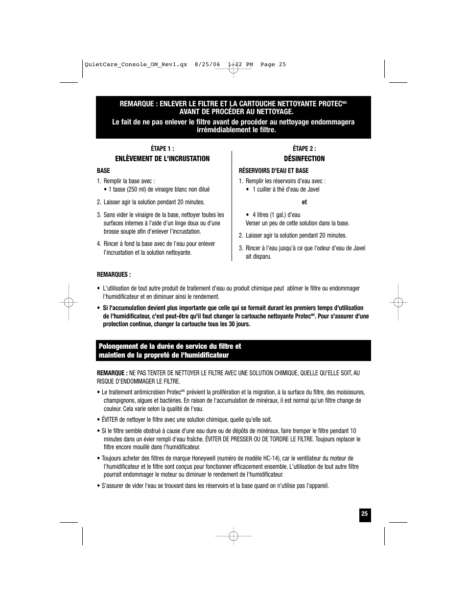 Honeywell HCM-6009 User Manual | Page 25 / 48
