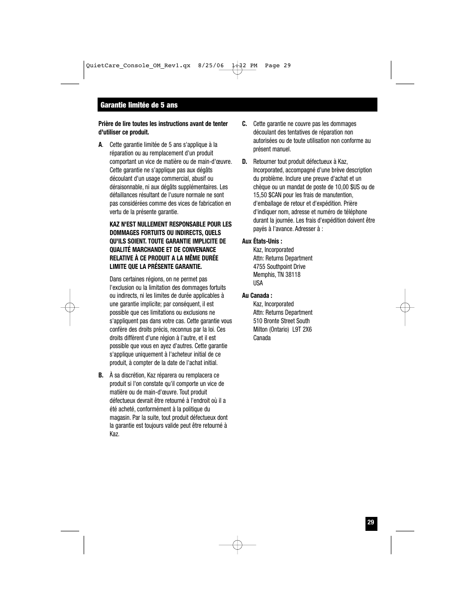 Honeywell HCM-6009 User Manual | Page 29 / 48