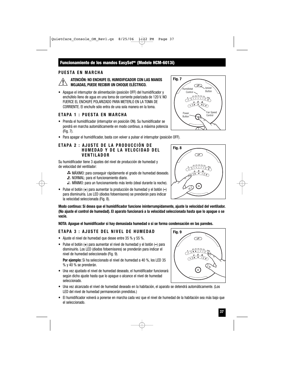 Honeywell HCM-6009 User Manual | Page 37 / 48