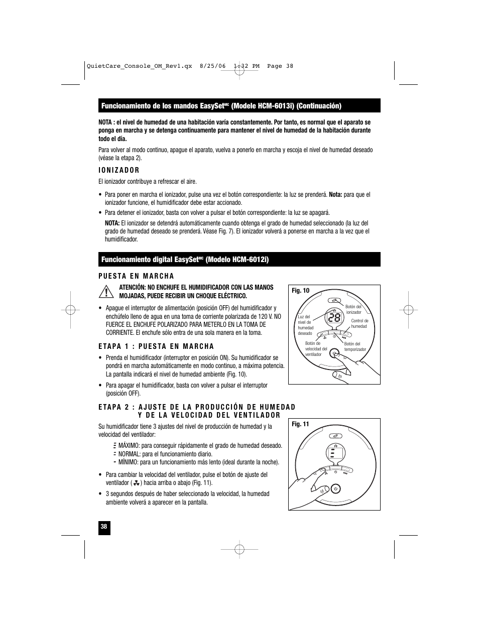 Honeywell HCM-6009 User Manual | Page 38 / 48