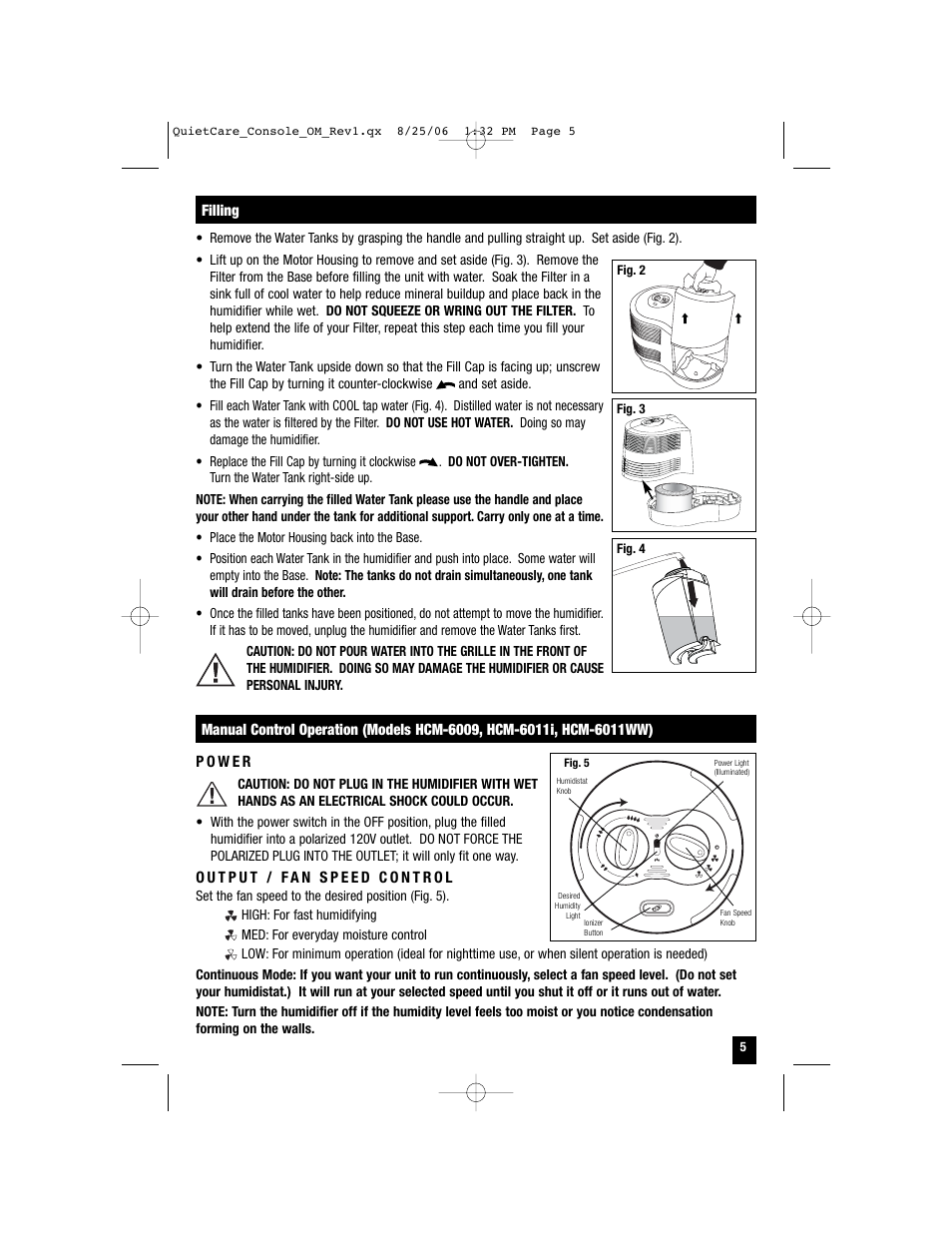 Honeywell HCM-6009 User Manual | Page 5 / 48