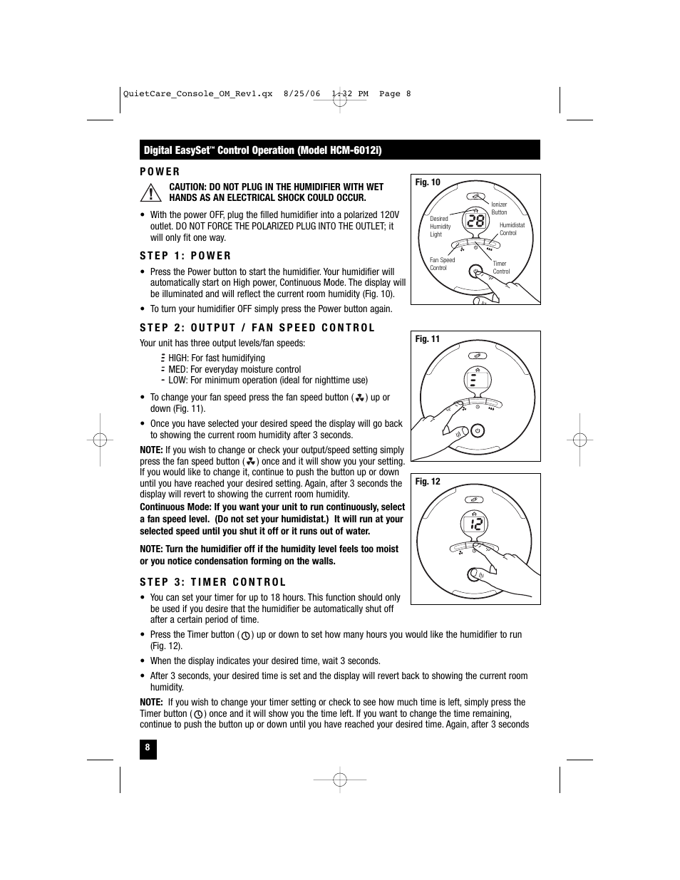 Honeywell HCM-6009 User Manual | Page 8 / 48