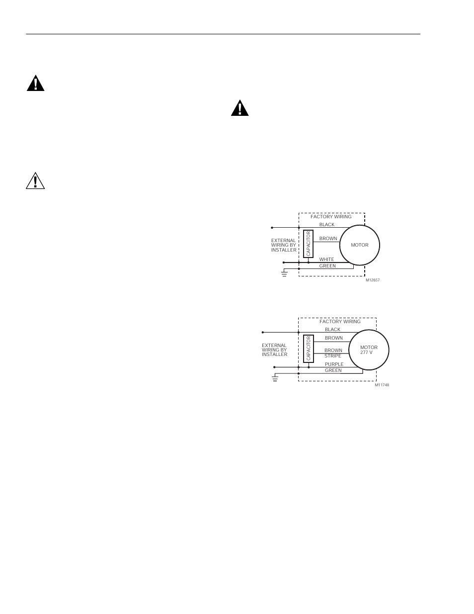 Warning, Caution, Installation | When installing this product, Unpack the air cleaner, Make opening (if mounting in a drop ceiling), Electrical hookup, Mount air cleaner cabinet | Honeywell F111 Series 2 User Manual | Page 4 / 10
