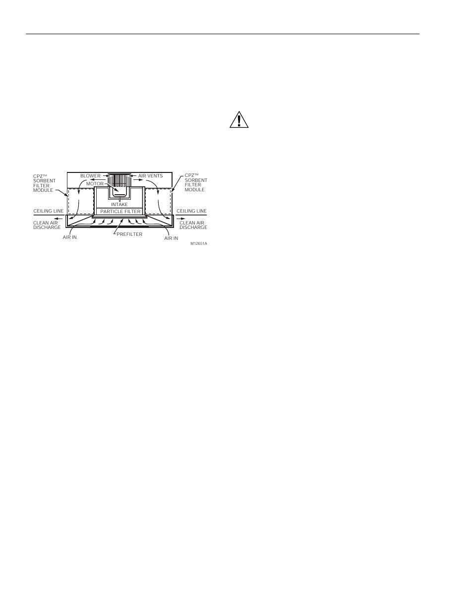 Caution, Operation, Service | Prefilter, Particle filter | Honeywell F111 Series 2 User Manual | Page 6 / 10