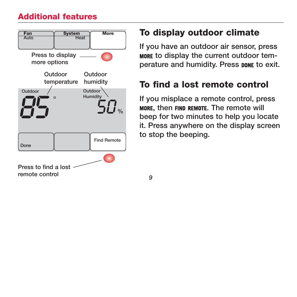 Honeywell FOCUSPRO TH5320R User Manual | Page 11 / 52