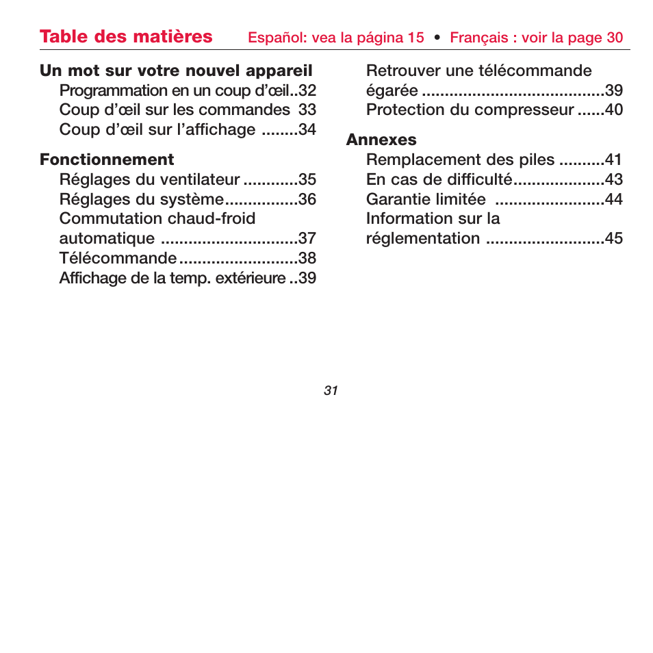 Honeywell FOCUSPRO TH5320R User Manual | Page 33 / 52