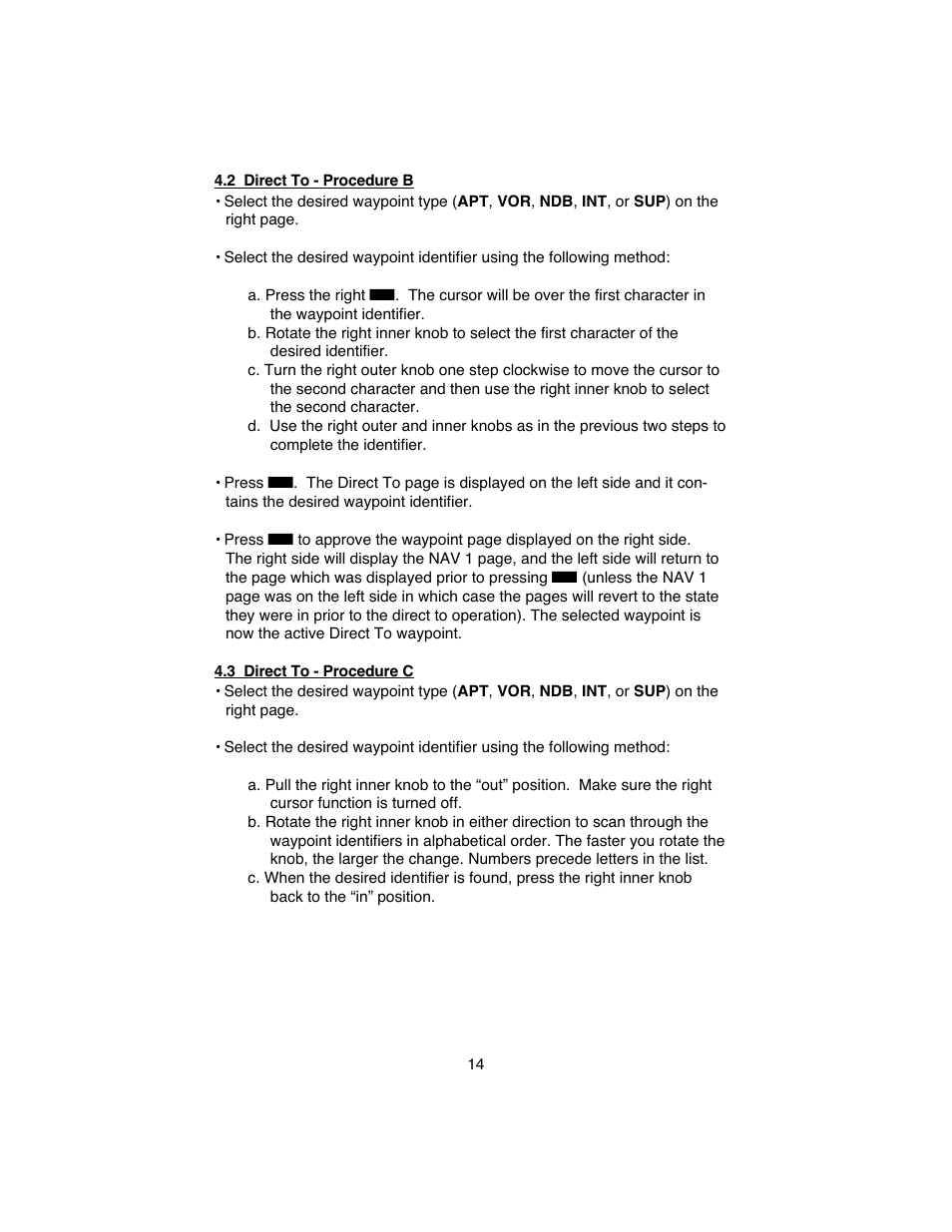 BendixKing KLN 90B User Manual | Page 18 / 57