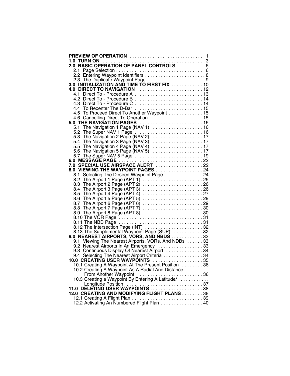 BendixKing KLN 90B User Manual | Page 3 / 57