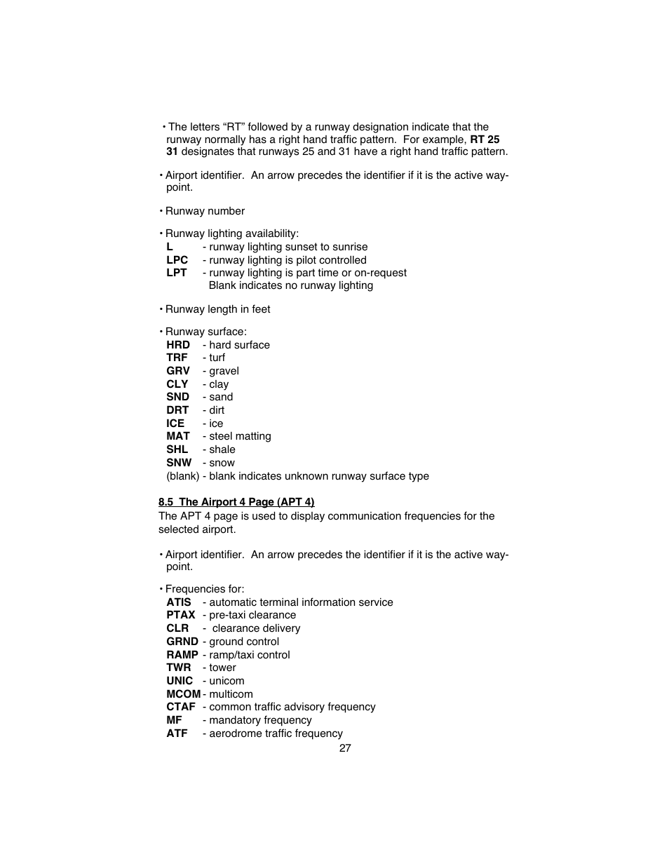 BendixKing KLN 90B User Manual | Page 31 / 57