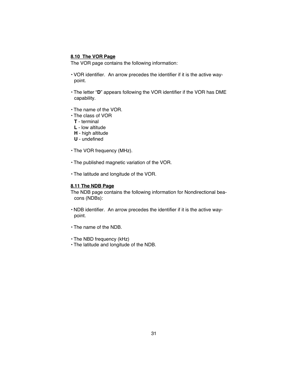 BendixKing KLN 90B User Manual | Page 35 / 57