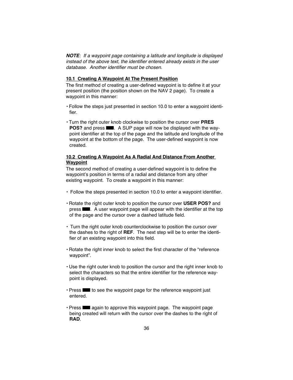 BendixKing KLN 90B User Manual | Page 40 / 57
