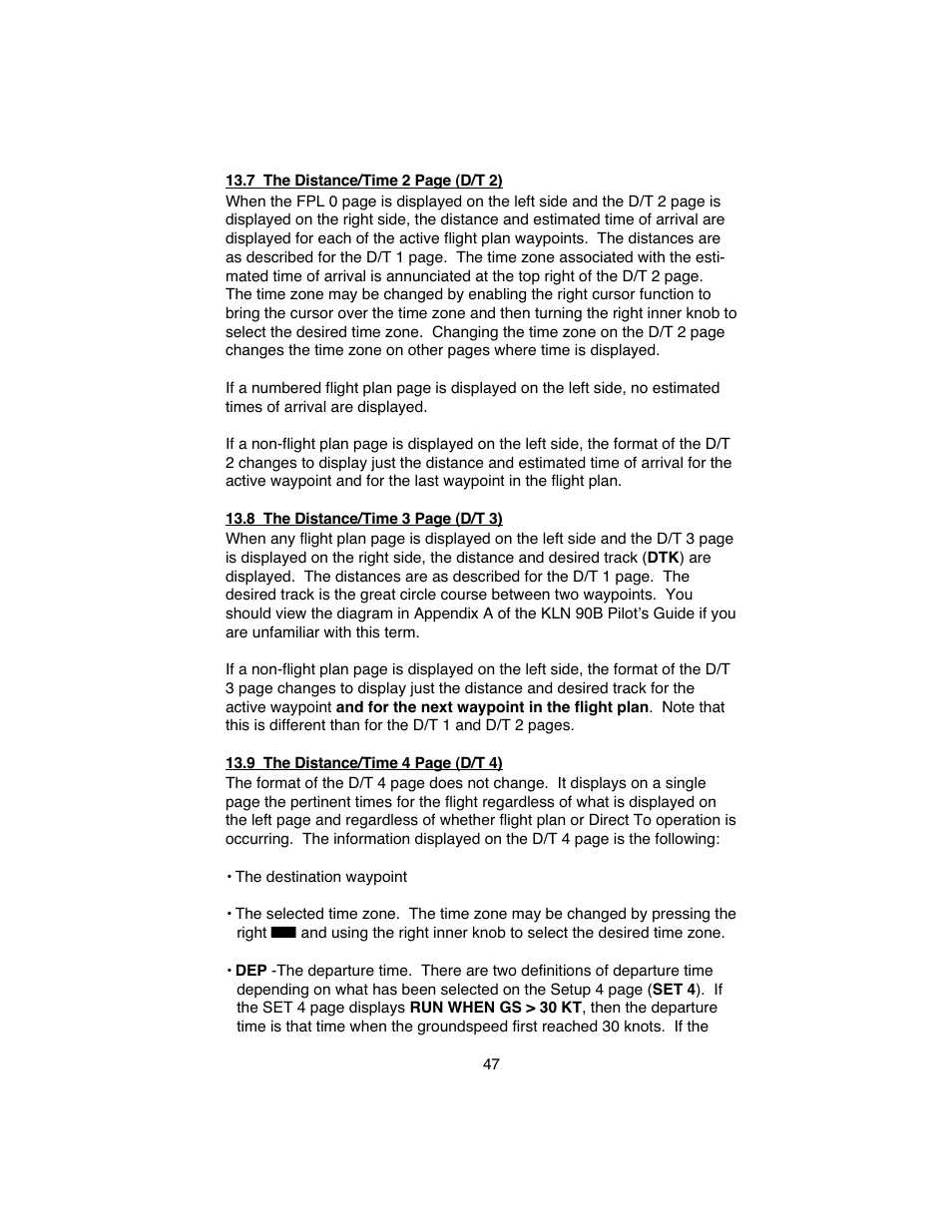 BendixKing KLN 90B User Manual | Page 51 / 57