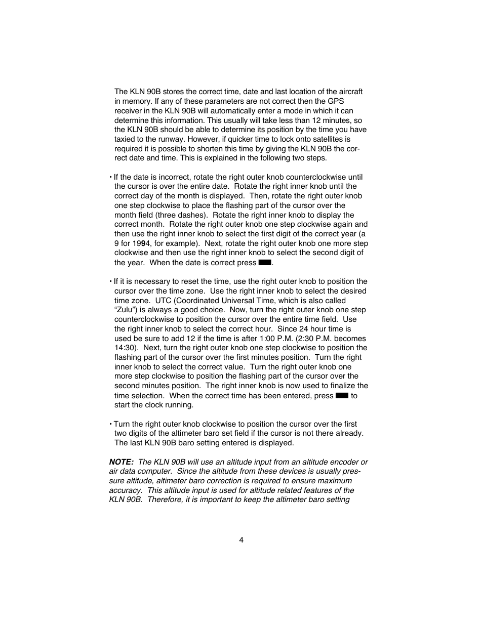 BendixKing KLN 90B User Manual | Page 8 / 57