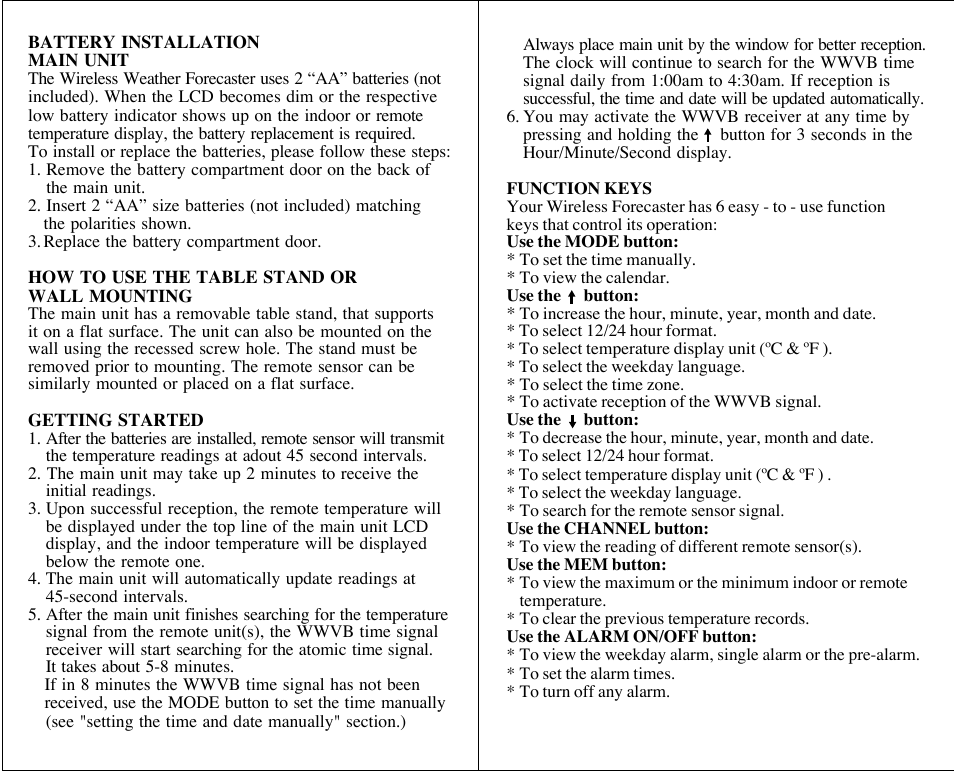 Honeywell TE329ELW User Manual | Page 4 / 11