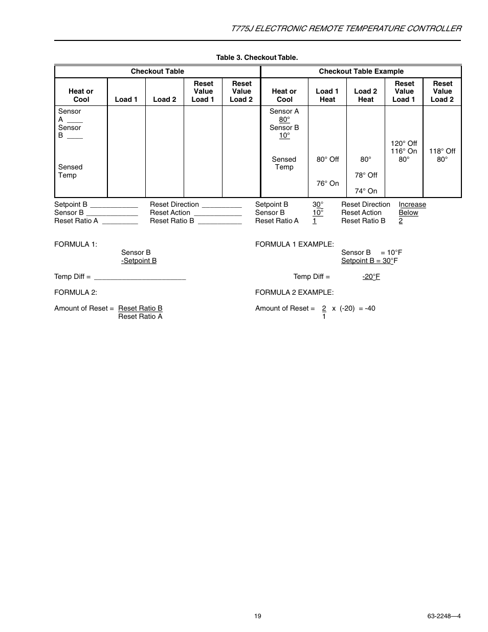 Honeywell Electronic Remote Temperature Controller T775J User Manual | Page 19 / 20