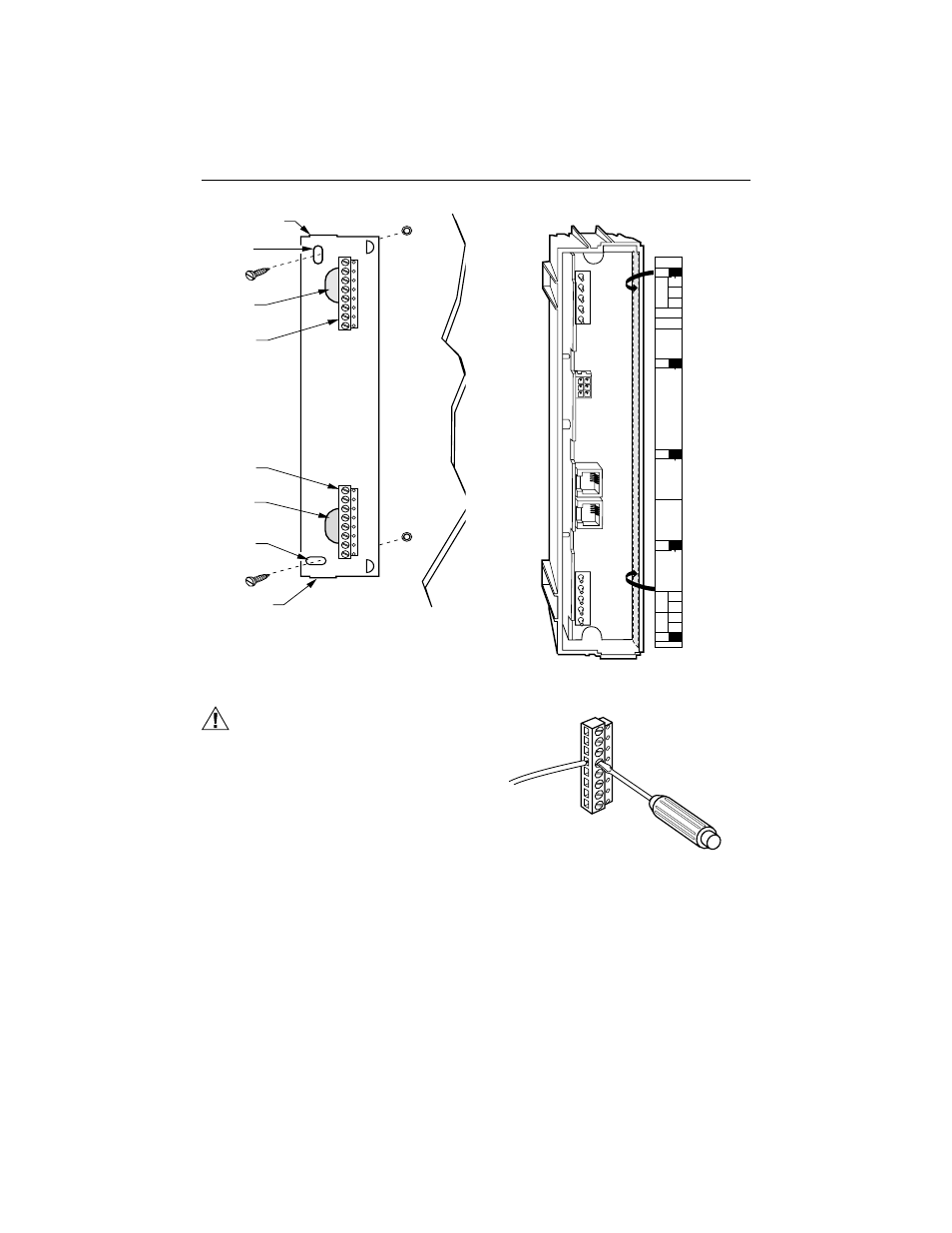 Wiring, Wiring the communications bus, Wiring the auxiliary input | Caution | Honeywell W8735B User Manual | Page 3 / 12