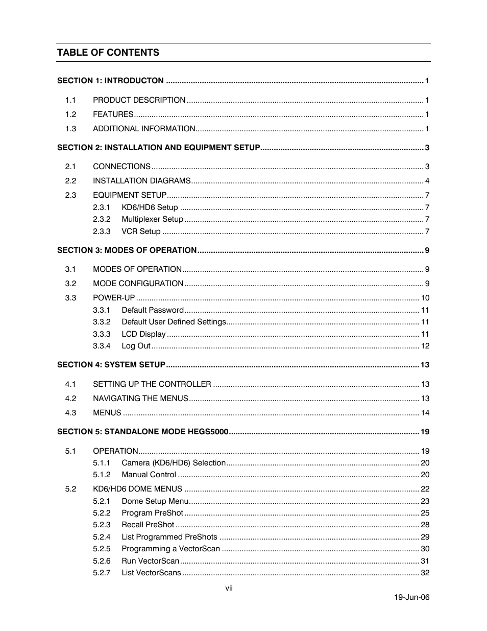 Honeywell HEGS5001 User Manual | Page 7 / 68