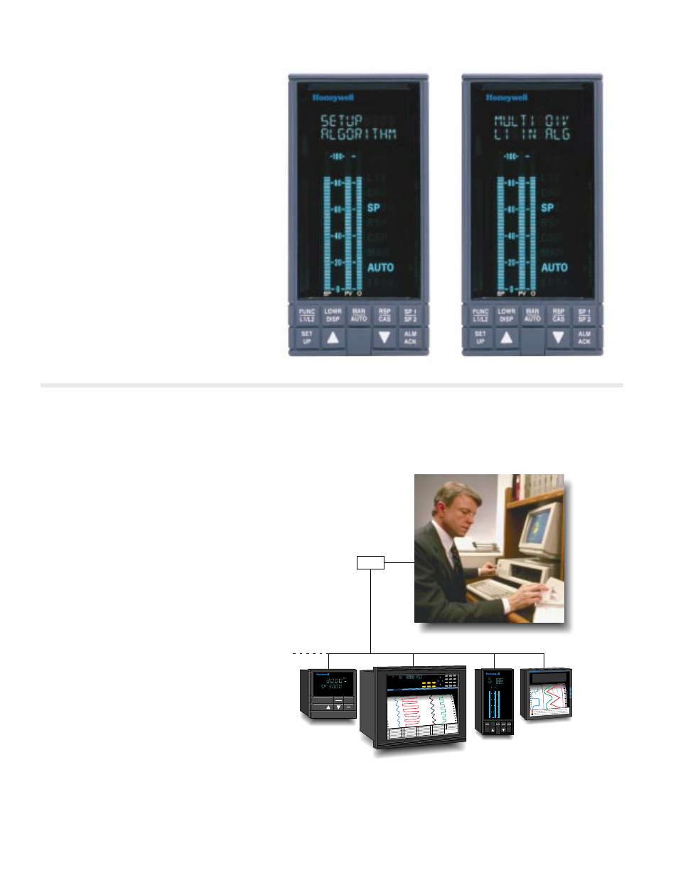 Udc 6300 is easy to configure from the keyboard, Or from your pc, Rs232 converter | Honeywell UDC 6300 User Manual | Page 5 / 8