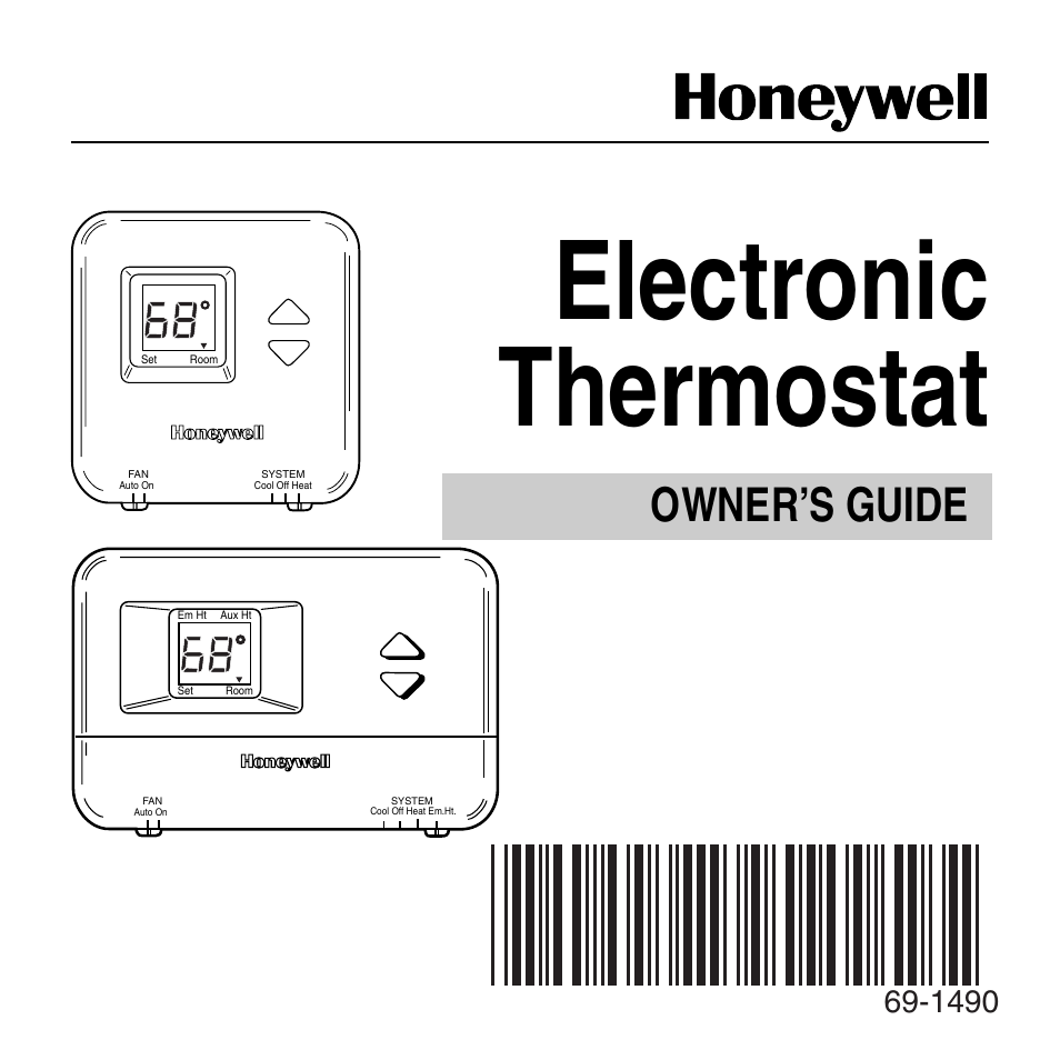 Honeywell 69-1490 User Manual | 12 pages