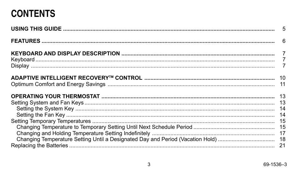 Honeywell CHRONOTHERM IV T8665A User Manual | Page 3 / 48