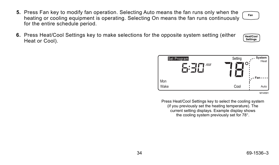 Honeywell CHRONOTHERM IV T8665A User Manual | Page 34 / 48