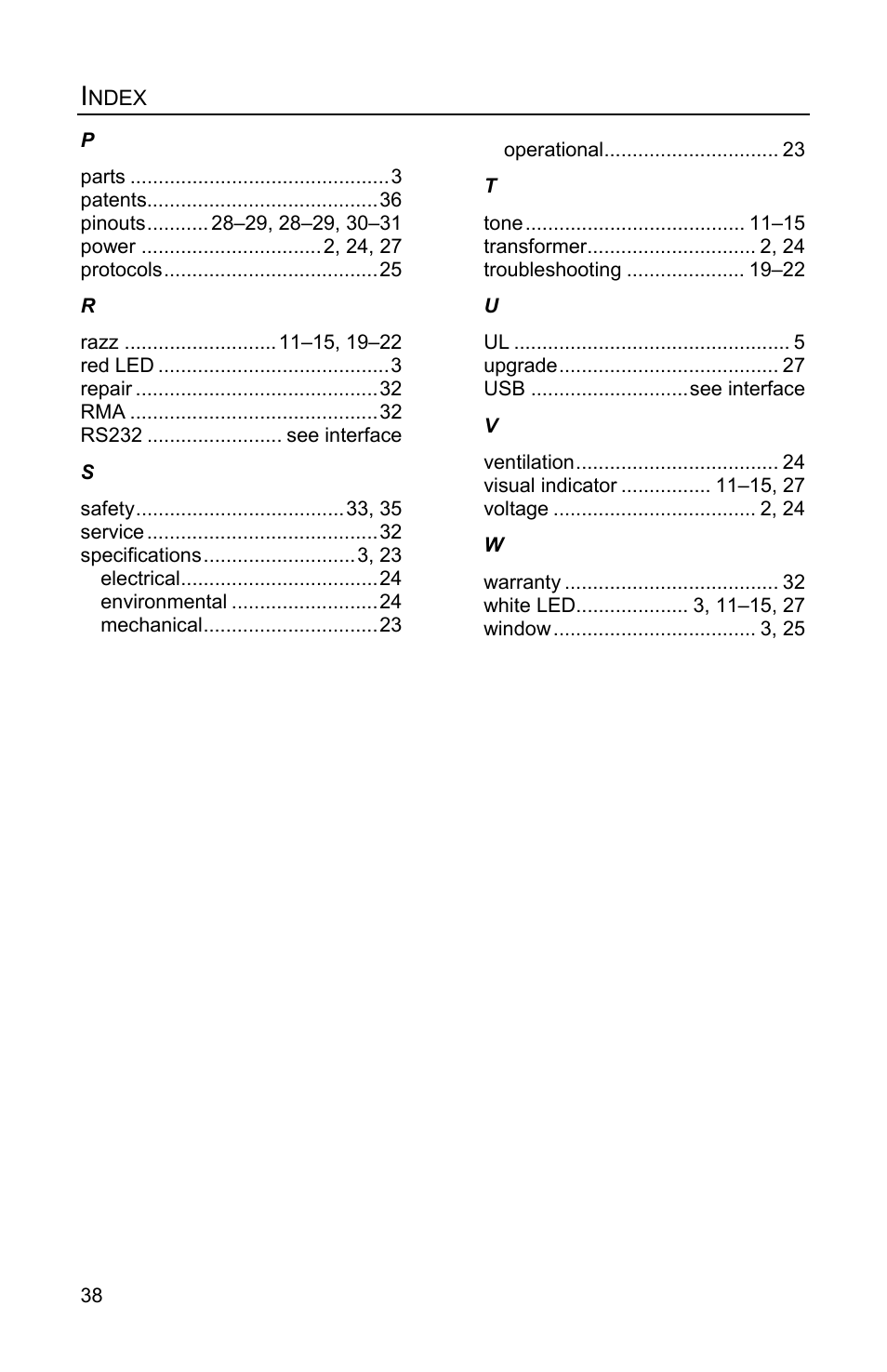 Honeywell MS4980 User Manual | Page 42 / 48