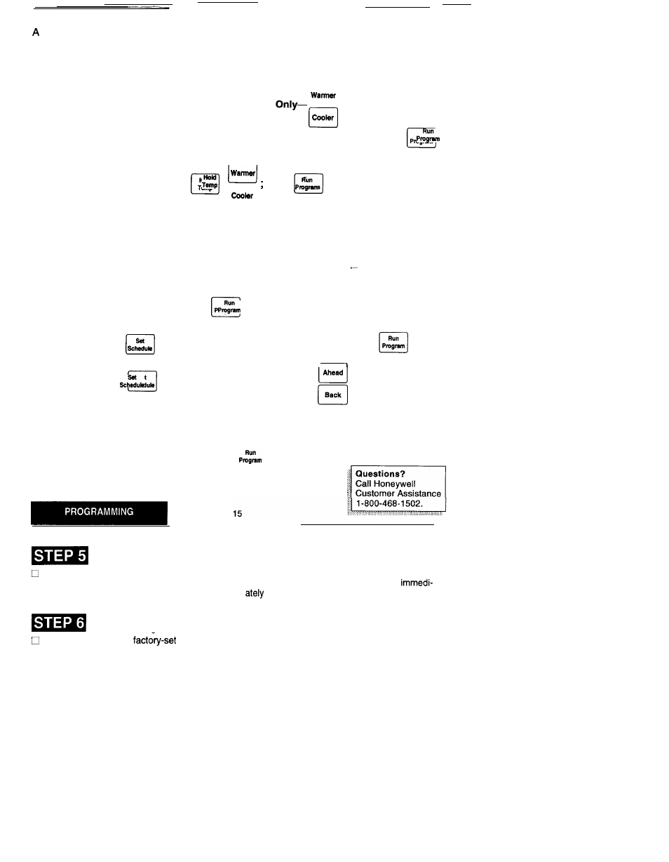 Adjust fan operation switch, as required, Adjust system on-time, as required | Honeywell MAGICSTAT CT2400 User Manual | Page 7 / 14